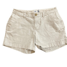 Old Navy size 4 chino khaki pockets shorts