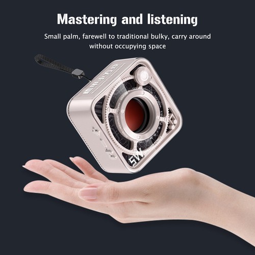 Haut-parleur sans fil transparent Mecha compatible Bluetooth 5.1 Chargement USB - Photo 2/16