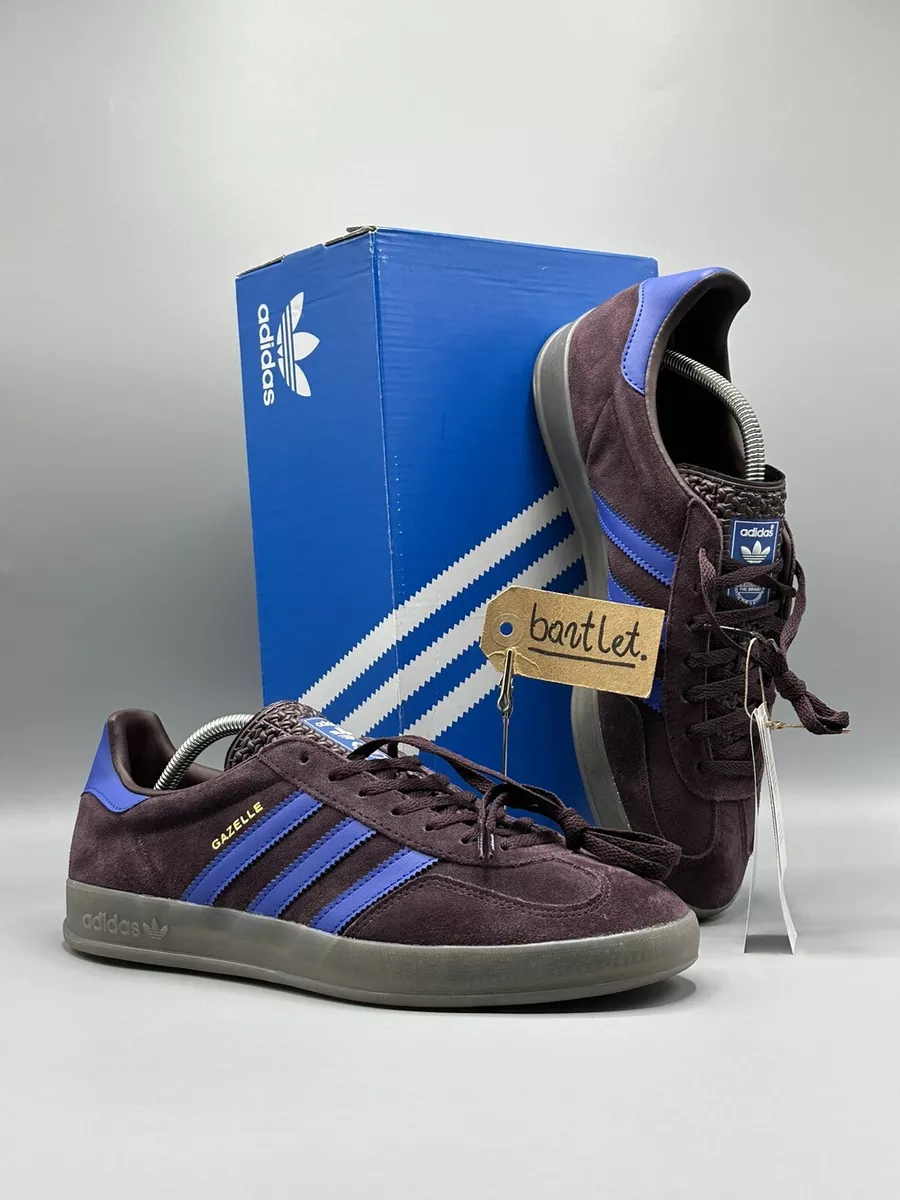 Adidas originals gazelle indoor trainers clearance maroon