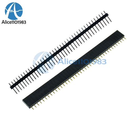 10 Peças De Conector Macho De 40 Pinos O-pin 2,54 Mm Arduino | MercadoLivre - Foto 3