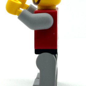 Lion Knight helmet with grill Kingdoms Lego Castle Minifigure 7950