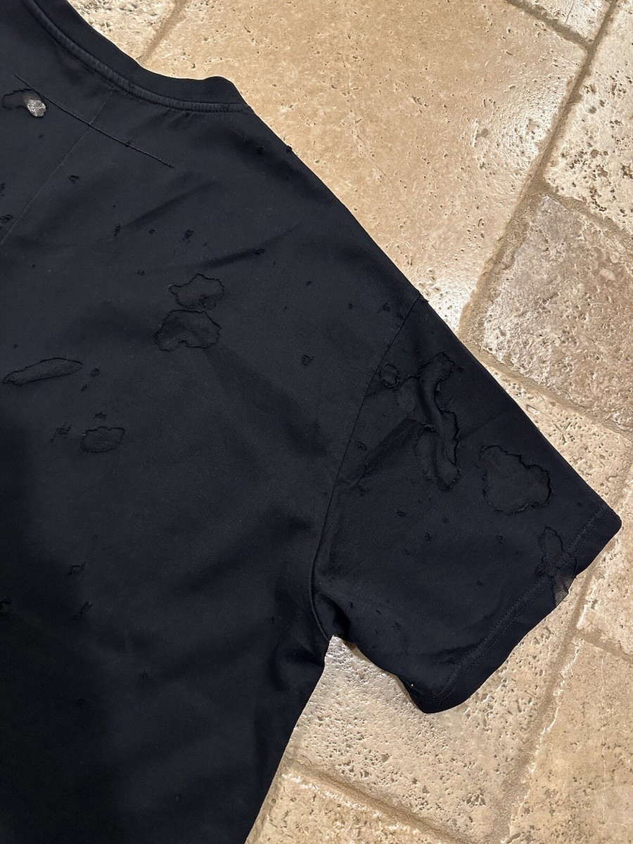 Givenchy Destroyed / Distressed Black Paris Logo T-Shirt | eBay Givenchy Destroyed / Distressed Black Paris Logo T-Shirt | eBay