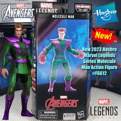 New 2023 Hasbro Marvel Legends Series Molecule Man Action Figure #F6612 - Foto 1 di 13