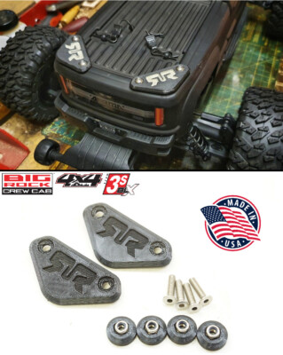 Upgrade Rear Bed Corner Protection Plates for Arrma Big Rock 3s BLX