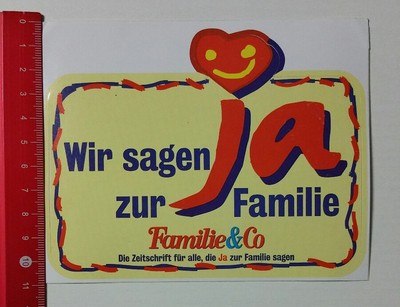 Sticker/Decal: Family & Co - we say yes to the family (040217178)