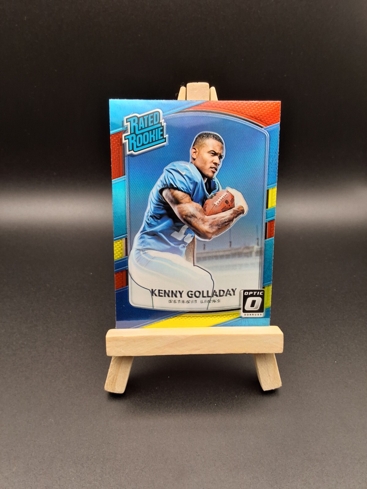 2017 Donruss Optic - Rated Rookie Kenny Golladay #175 Red and Yellow Prizm (RC)