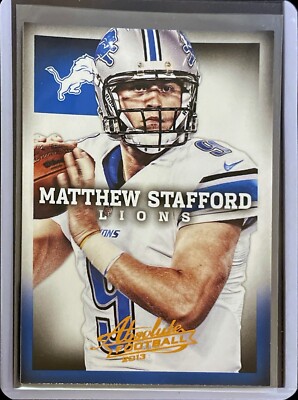Matthew Stafford - 2013 Panini Absolute Football #34