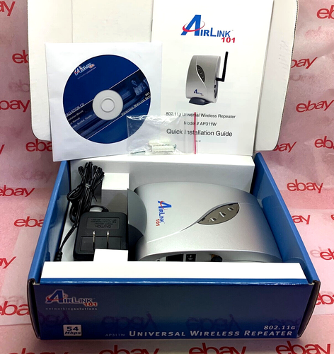 🚩AirLink 101 Universal Wireless Repeater 802.11G 54Mbps Model AP311W - Picture 10 of 10