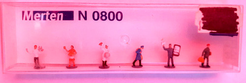 SALES PEOPLE & PORTERS - MERTEN  #0800 - N Scale | Condition: New