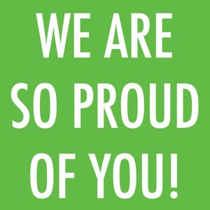 Congratulations Achievement Well Done Card We Are So Proud Of You Ebay