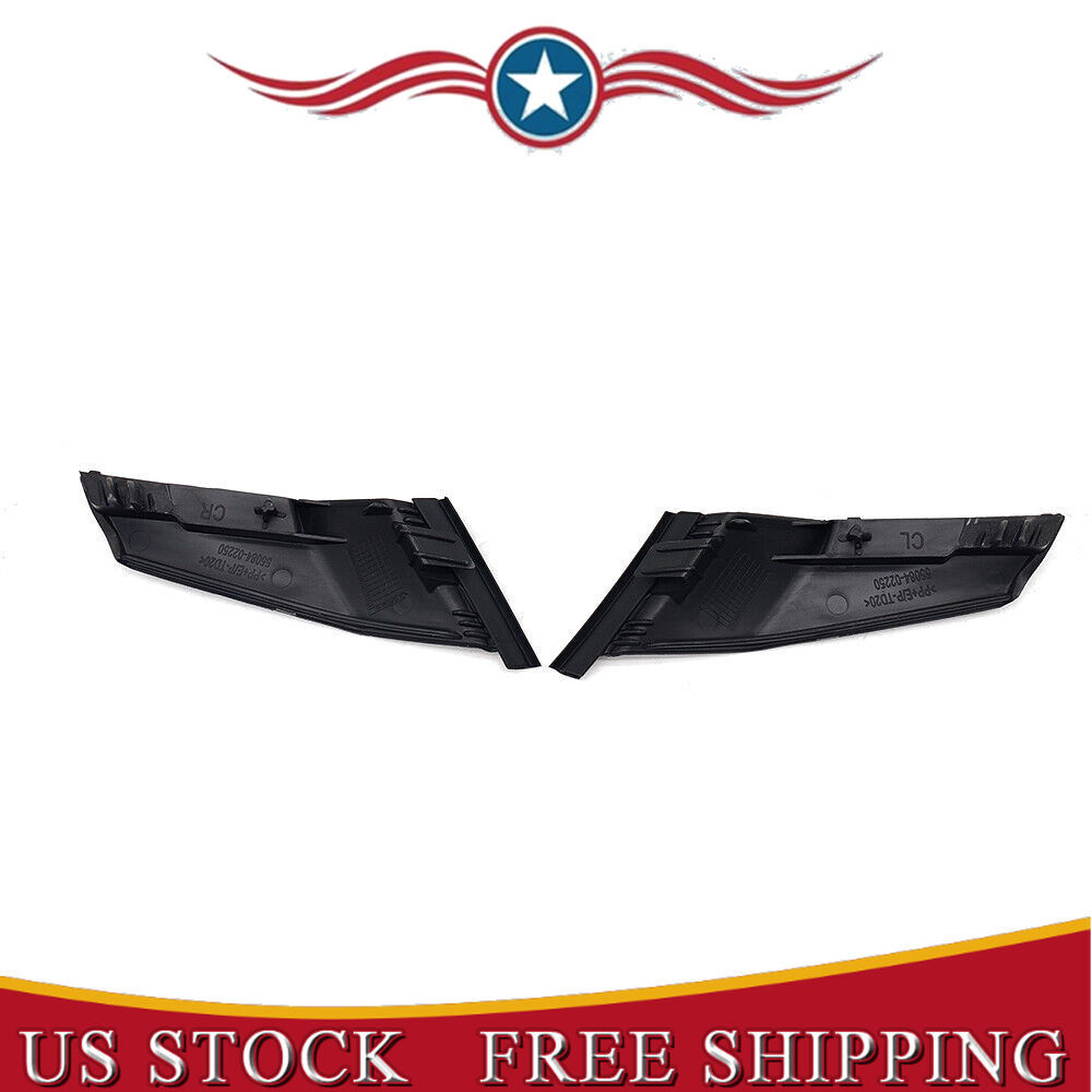 1 Pair Front Wiper Side Cowl Extension Cover Trim For Toyota Corolla 2019 Base