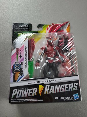 Power Rangers Beast Morphers Cybervillain Blaze 6'' Action Figure Toy Morph X-Key