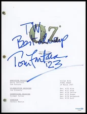 Tom Fontana "Oz" Creator AUTOGRAPH Signed Complete Pilot Episode Script ACOA