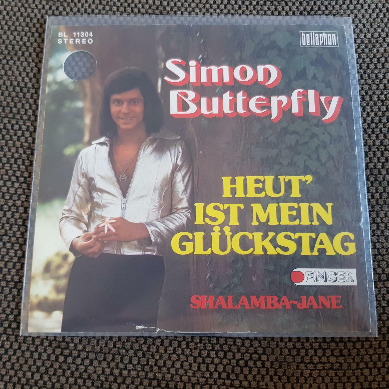7"" Single Vinyl Simon Butterfly - Heut' ist mein Glückstag