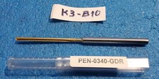 PENINSULA  PEN-0340-GDR CARBIDE CLNT STRAIGHT FLUTE DRILL, 1.750" FL, .1338" Dia