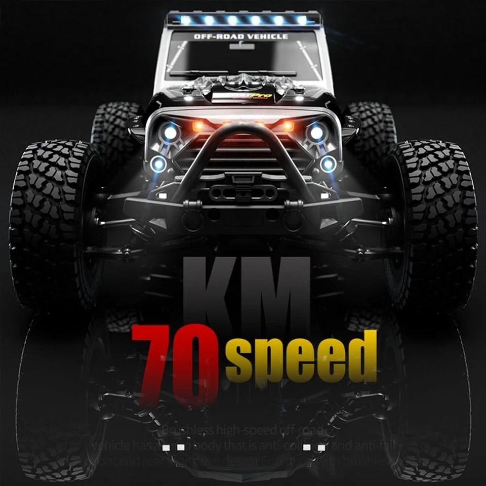 Ferngesteuertes Auto 1:16 Bürstenloser Motor – 70 km/h High-Speed RC Car - Bild 2 von 4