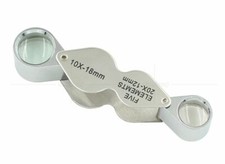 10x - 20x Triplet Jewelers Loupe / Foldable magnifier