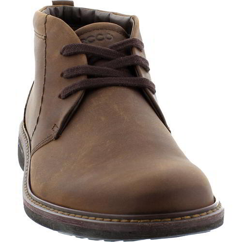✅ Mens 8-8.5 Ecco Turn Chukka Boots Gore-Tex Lace Up Ankle Brown Leather Comfort Amazon.com | ECCO Men main image 4