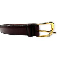 Torino Aniline Kipskin Shoulders Made in the USA Men's Size 50 Brass Buckle