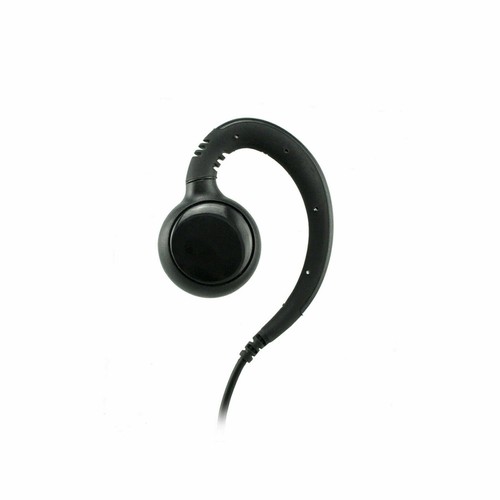 MOTOROLA 1 Pin Radio C Shape SWIVEL Inline PTT MIC Earpiece T4000 T5100 T7 T4 - Picture 9 of 9