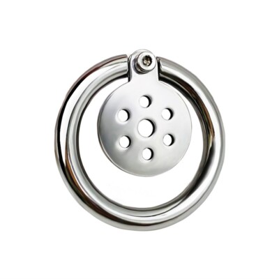 Stainless Steel Male Chastity Device Flat Cage Men Rings Men Metal Locks Belt