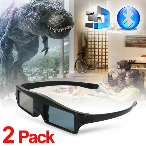 2x RF Active 3D Glasses Shutter for 