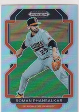 2022 PRIZMS SILVER RC ROMAN PHANSALKAR PRIZM ROOKIE DRAFT PARALLELS JC-2640
