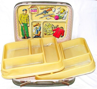 Palitoy 12 ACTION MAN GI Joe 1/1 SUITCASE Adventure CARRY CASE + Inlay