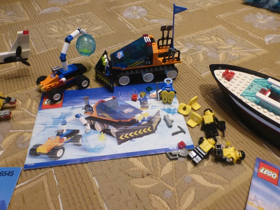 Vintage 1996/98/2000 LEGO system SET 6445_6545_6573-4012 100% COMPLEt + NOTICES - Photo 3/4