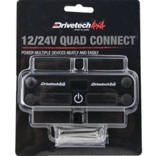 Drivetech 4x4 Anderson Plug Quad Connector with USB and Volt Meter