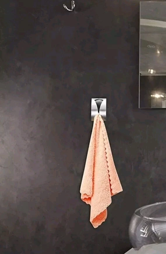 4er Handtuchhaken ohne Bohren Handtuchhalter Klebehaken Edelstahl Selbstklebend - Bild 4 von 4