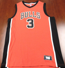 NBA CHICAGO BULLS DWYANE WADE RED TX3 COOL JERSEY SIZE L