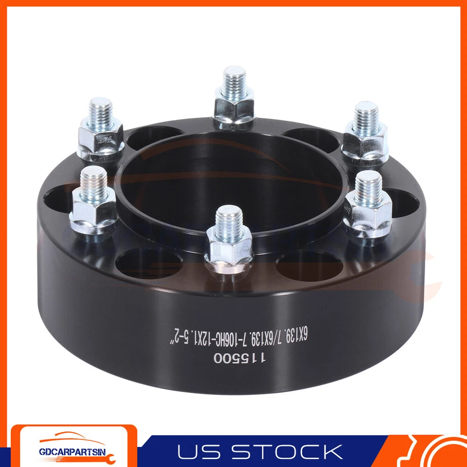 (4) 2-дюймовые ступичные распорки 6x5,5 подходят для Toyota Tacoma 4Runner Tundra Sequoia - Изображение 4 из 4