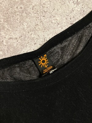 Jean Paul Gaultier 90s Vintage Archive Rare Mesh Black Longsleeve