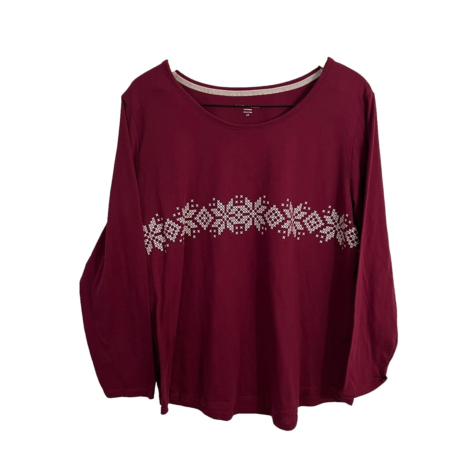 Laura Scott Camiseta Tops Sólido para De mujer