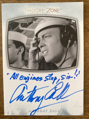 2020 Twilight Zone Archives Anthony Call Inscription Autograph AI-33 Var B - 第 1/2 張圖片