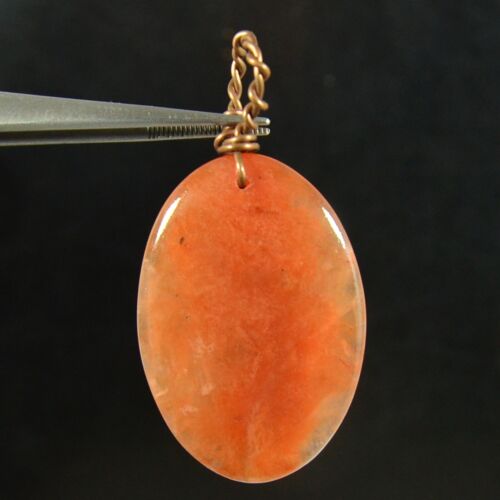 Natural Red Agate Gemstone Tree Of Life Copper Wire Wrap Handmade Pendants - Picture 1 of 4