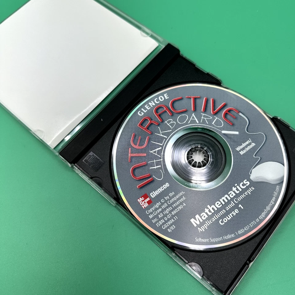 Glencoe Mathematics: Applications & Concepts: Interactive Chalkboard 1 PC MAC CD - Image 3 of 3