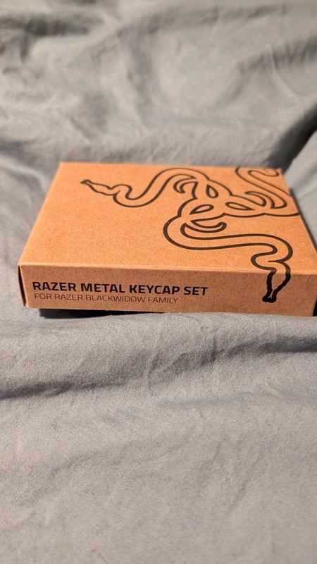 🐍 Genuine Razer Metal Keycap Set Black Backlit For Blackwidow Keyboard Series