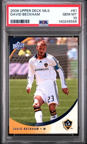 2008 UD MLS #61 DAVID BECKHAM PSA 10