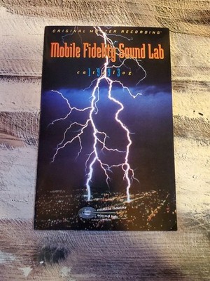 Vtg. 1994 Mobile Fidelity Sound Lab Gold Compact Disc Catalog