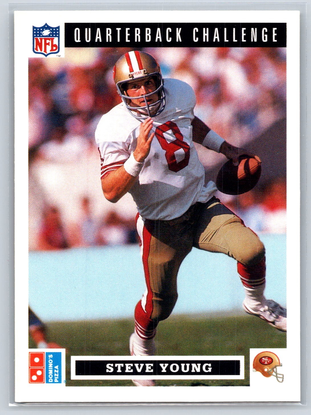 1991 Upper Deck Domino's The Quarterbacks #26 Steve Young