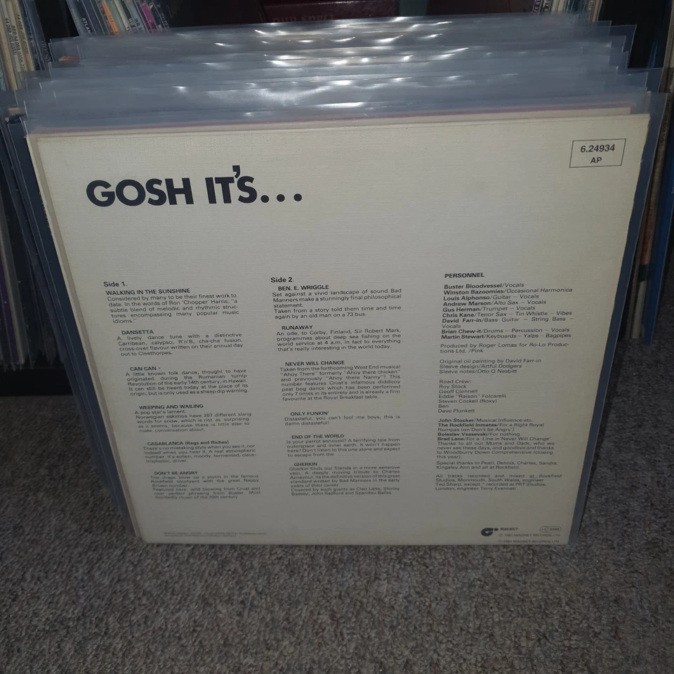 Bad Manners - Gosh It´s...- Vinyl LP - 1981 - Germany - Magnet– 6.24934 AP- SKA - Bild 2 von 2