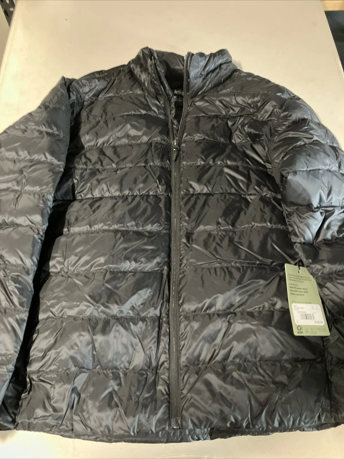 REI Coop 650 Down Jacket Men Lightweight Waterproof Quilted Pack Puffer Blk LG
Opens in a new window