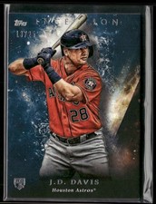 2018 Topps Inception #59 J.D. Davis Blue #/25