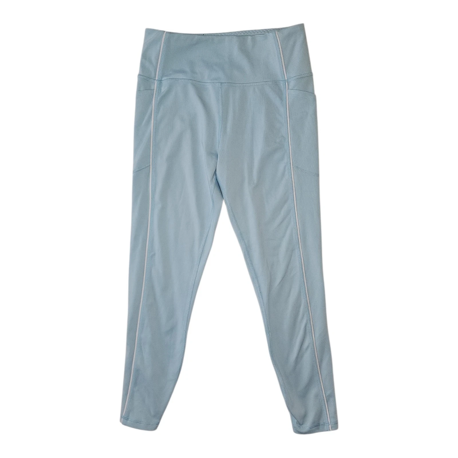 Victorias Secret Leggings Womnens Medium Baby Light Blue Activewear Athletic