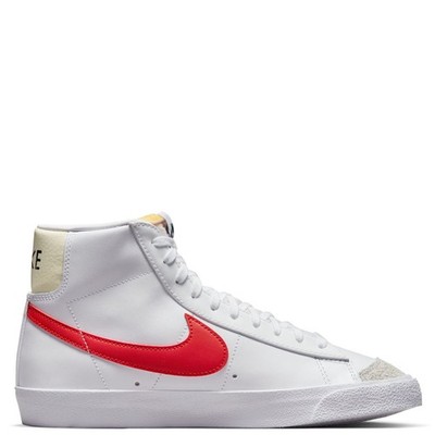 Nike Blazer Mid  77 White Picante Red Sneakers Shoes BQ6806-122 Men's Size 11.5