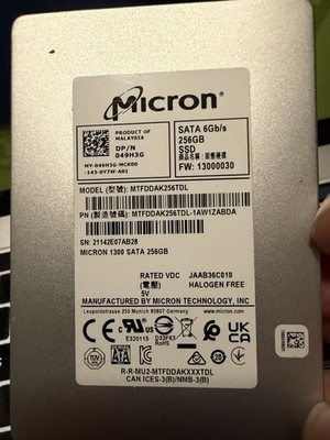 Micron 1300 256GB 2.5'' SATA SSD HP OEM L53458-001 MTFDDAK256TDL [SSD-00011]