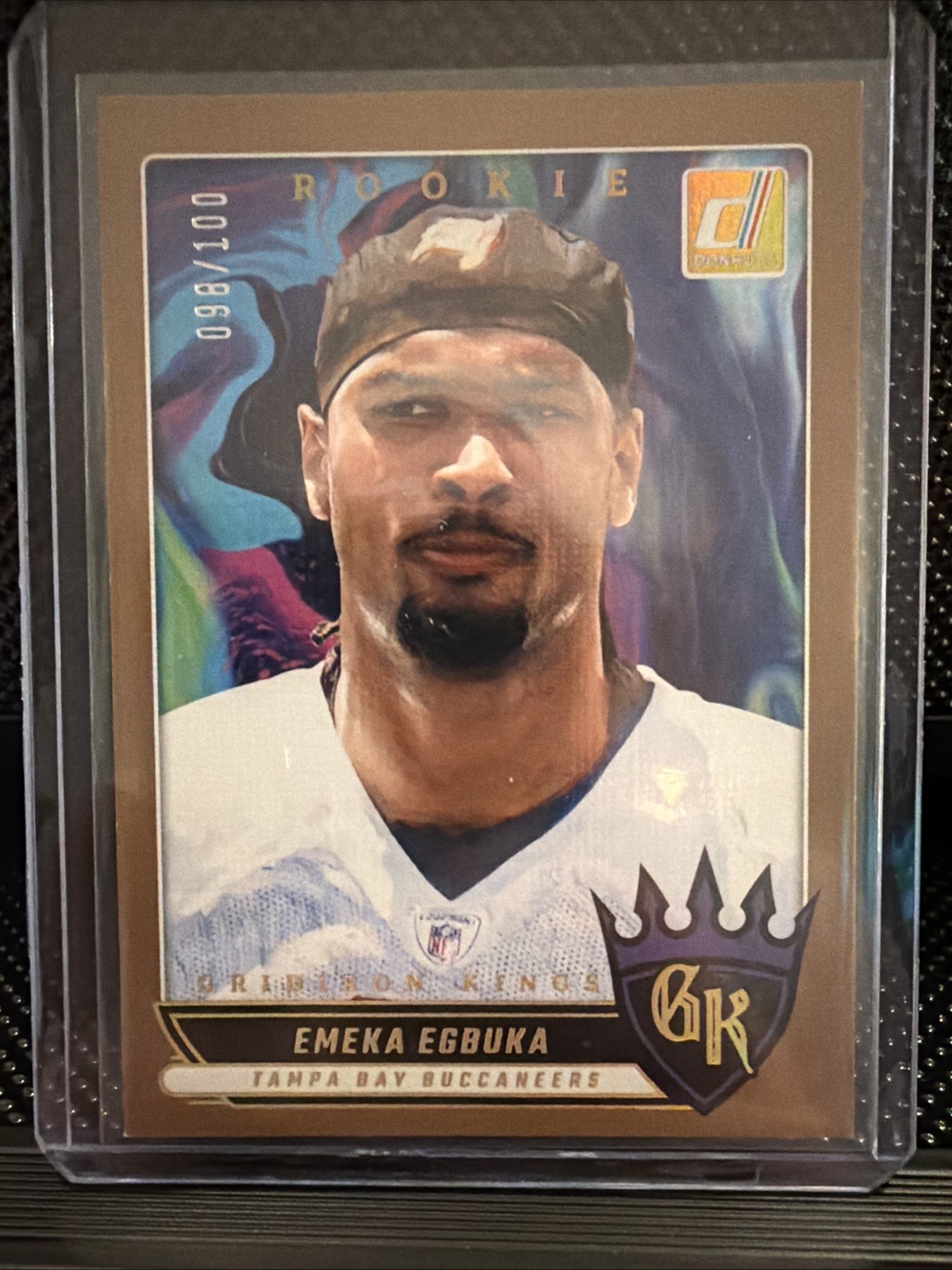 2025 Donruss Rookie Gridiron Kings Emeka Egbuka Studio Series /100