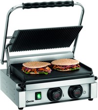 Bartscher Panini Kontaktgrill Gusseisen Edels...
